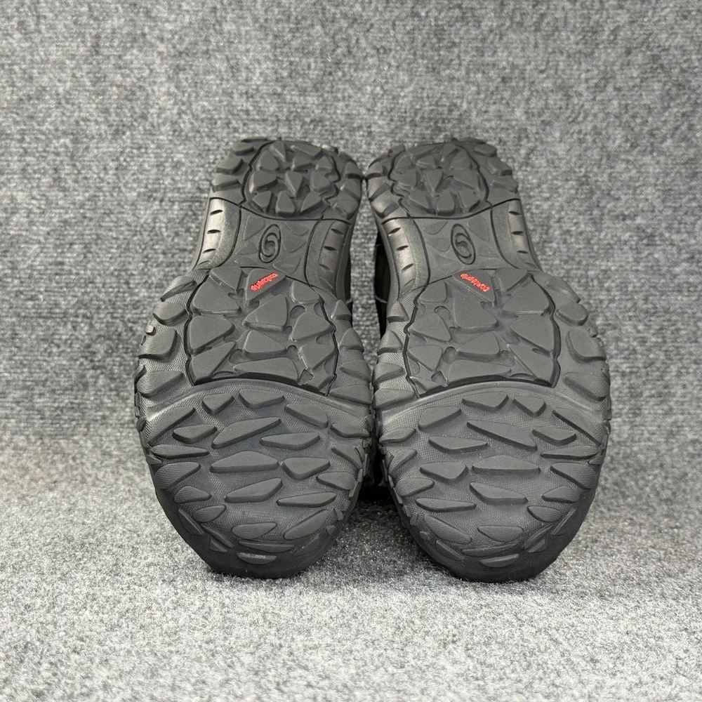 Salomon Snow Trip Winter Boots Mens 11.5 Black Waterproof Thinsulate Oudoor Snow
